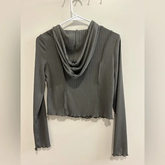 🍁Like New CIDER Ribbed Cropped Long Sleeve - Picture 5 of 9